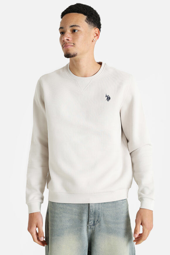 U.S. Polo Assn. Enea Sweatshirt | Stone | Herren  | L von U.S. Polo Assn.