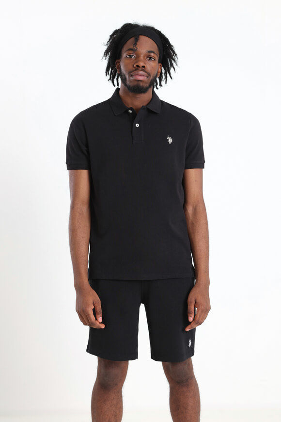 U.S. Polo Assn. King Poloshirt | Black | Herren  | L von U.S. Polo Assn.