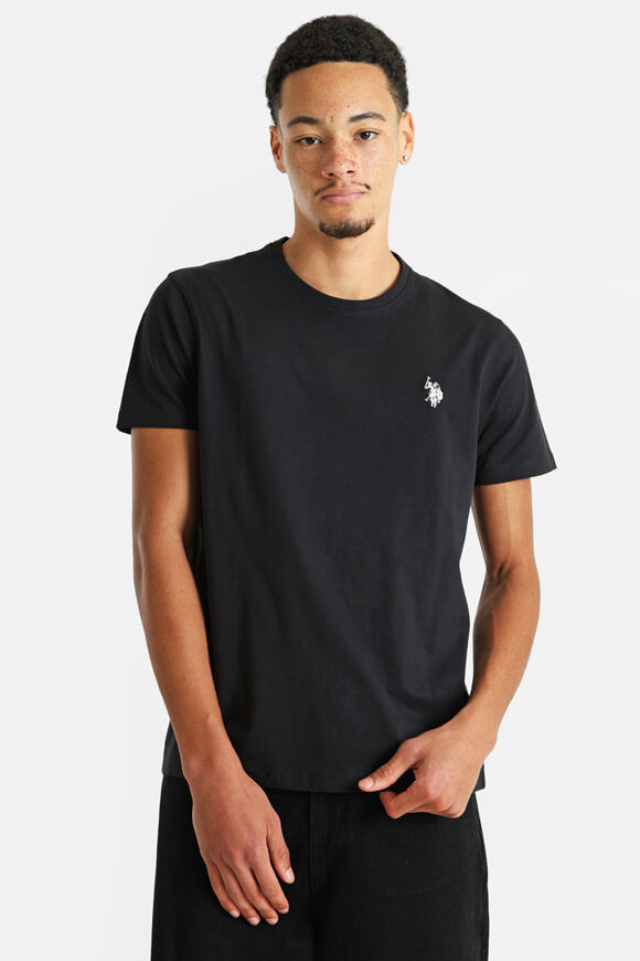 U.S. Polo Assn. Luca T-Shirt | Black | Herren  | L von U.S. Polo Assn.