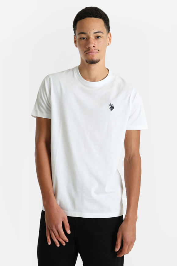 U.S. Polo Assn. Luca T-Shirt | White | Herren  | L von U.S. Polo Assn.