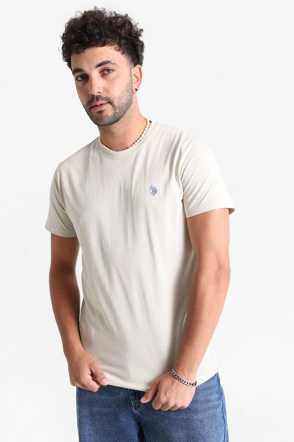 U.S. Polo Assn. Mick T-Shirt | Beige | Herren  | L von U.S. Polo Assn.