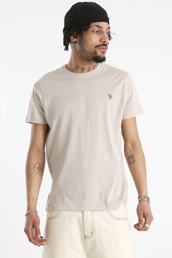 U.S. Polo Assn. Mick T-Shirt | Beige | Herren  | L von U.S. Polo Assn.