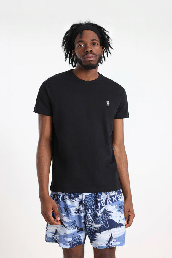 U.S. Polo Assn. Mick T-Shirt | Black | Herren  | L von U.S. Polo Assn.