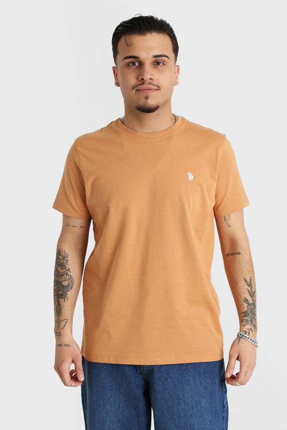 U.S. Polo Assn. Mick T-Shirt | Brown | Herren  | S von U.S. Polo Assn.