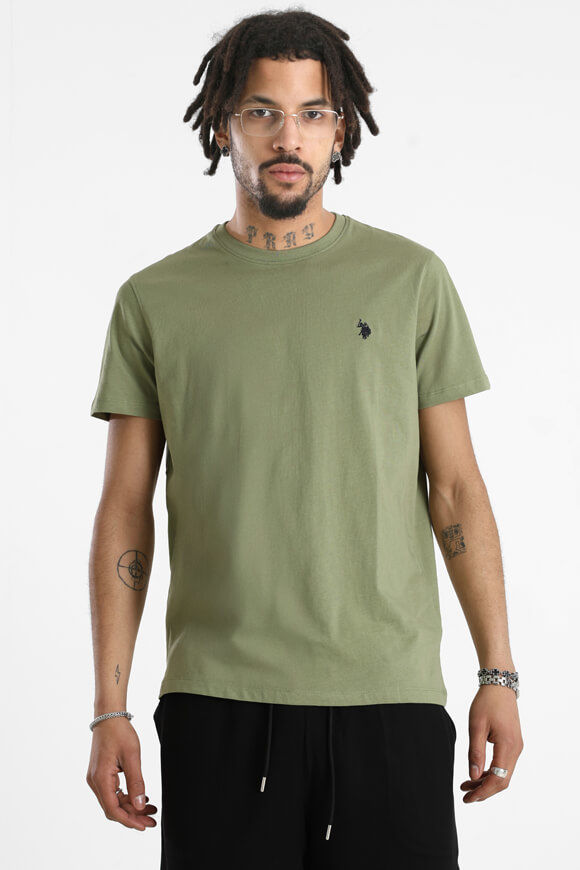 U.S. Polo Assn. Mick T-Shirt | Olive | Herren  | L von U.S. Polo Assn.