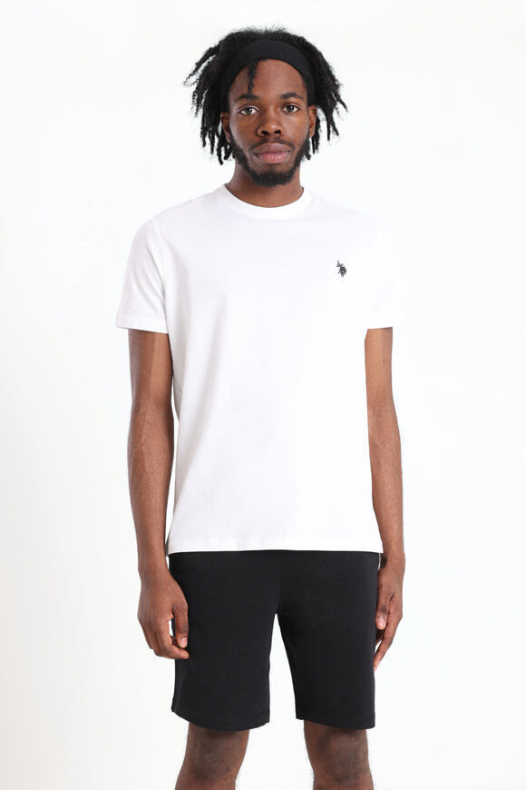 U.S. Polo Assn. Mick T-Shirt | White | Herren  | L von U.S. Polo Assn.