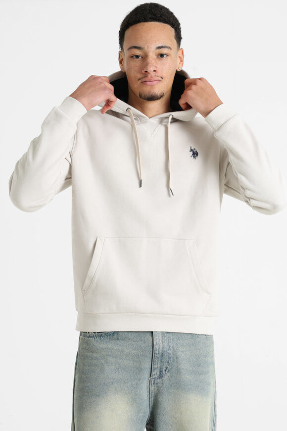 U.S. Polo Assn. Rain Kapuzensweatshirt | Stone | Herren  | L von U.S. Polo Assn.