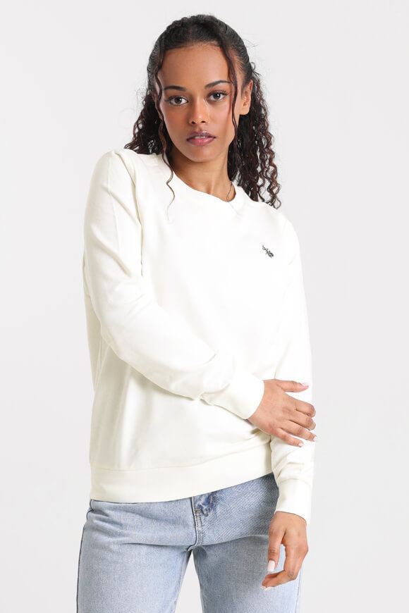 U.S. Polo Assn. Sweatshirt | Offwhite | Damen  | M von U.S. Polo Assn.