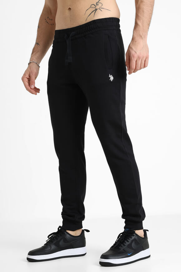 U.S. Polo Assn. Tiko Sweathose | Black | Herren  | L von U.S. Polo Assn.