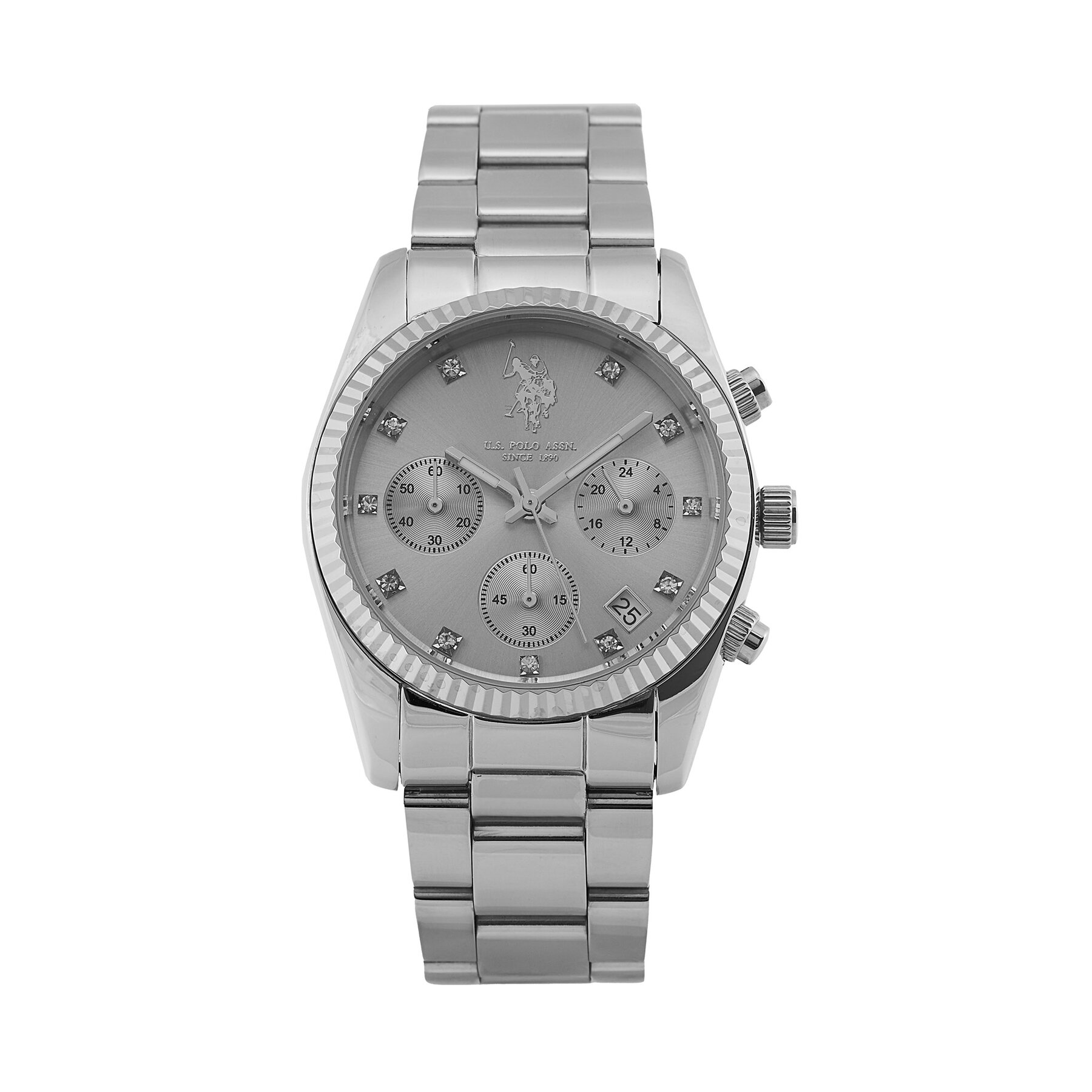Uhr U.S. Polo Assn. Amelie USP8319ST Silberfarben Uhr U.S. Polo Assn. Amelie USP8319ST Silberfarben von U.S. Polo Assn.