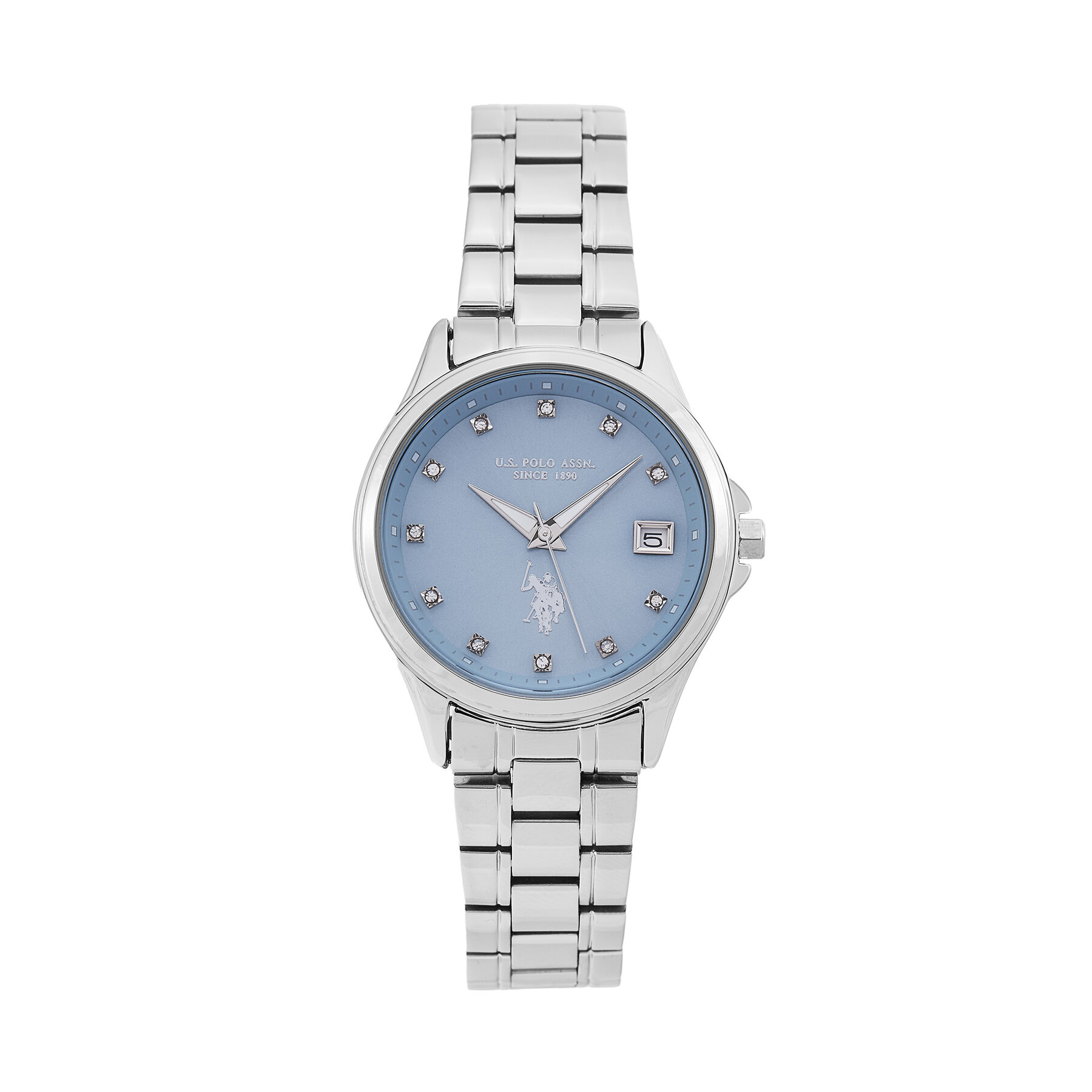 Uhr U.S. Polo Assn. Louise USP8339LB Silberfarben Uhr U.S. Polo Assn. Louise USP8339LB Silberfarben von U.S. Polo Assn.