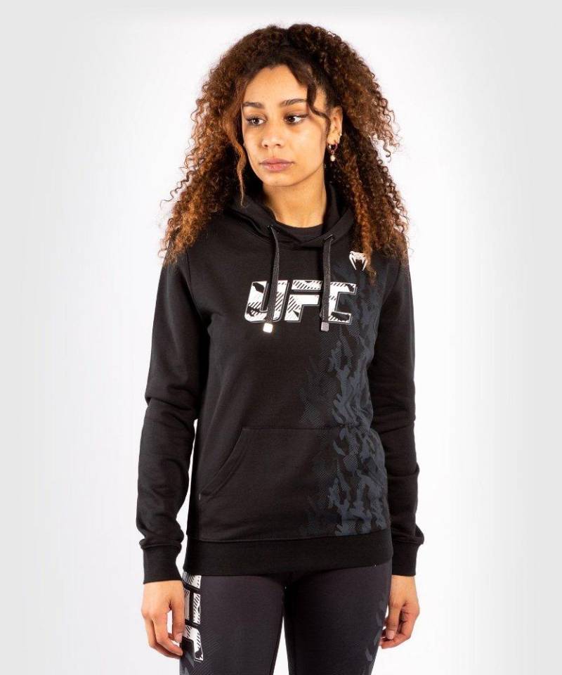 Ufc Authentic Fight Week Kapuzenpullover Damen Schwarz L von UFC VENUM