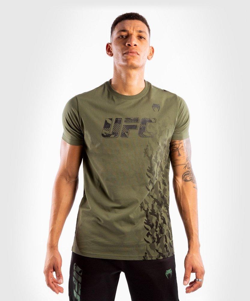 Ufc Authentic Fight Week Kurzarm T-shirt Herren Khaki S von UFC VENUM