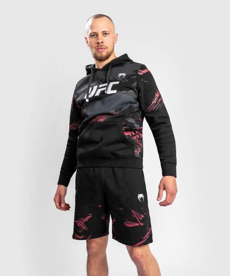 Ufc Authentische Kampfche 2.0 Kapuzenpullover Herren Schwarz S von UFC VENUM