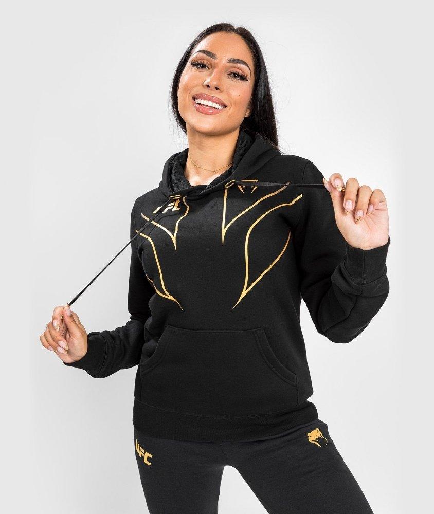 UFC VENUM - Fight Night 2.0 Replica  Kapuzenpullover, für Damen, Schwarz, Größe M von UFC VENUM