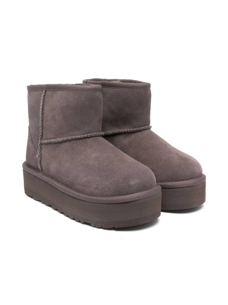 UGG Kids Classic Mini Platform boots - Grey von UGG Kids