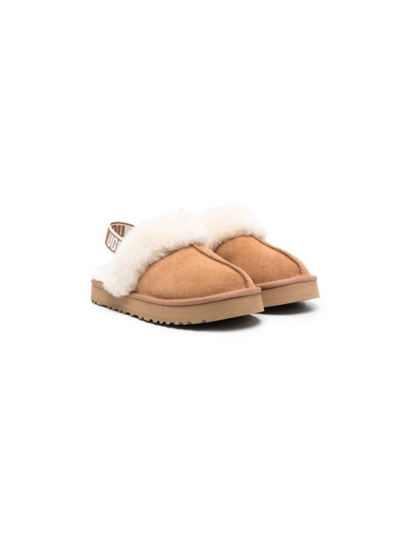 UGG Kids Funkette sling-back slippers - Brown von UGG Kids