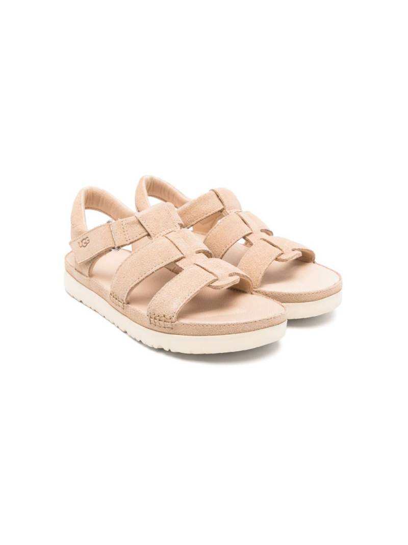 UGG Kids Goldenstar suede sandals - Neutrals von UGG Kids