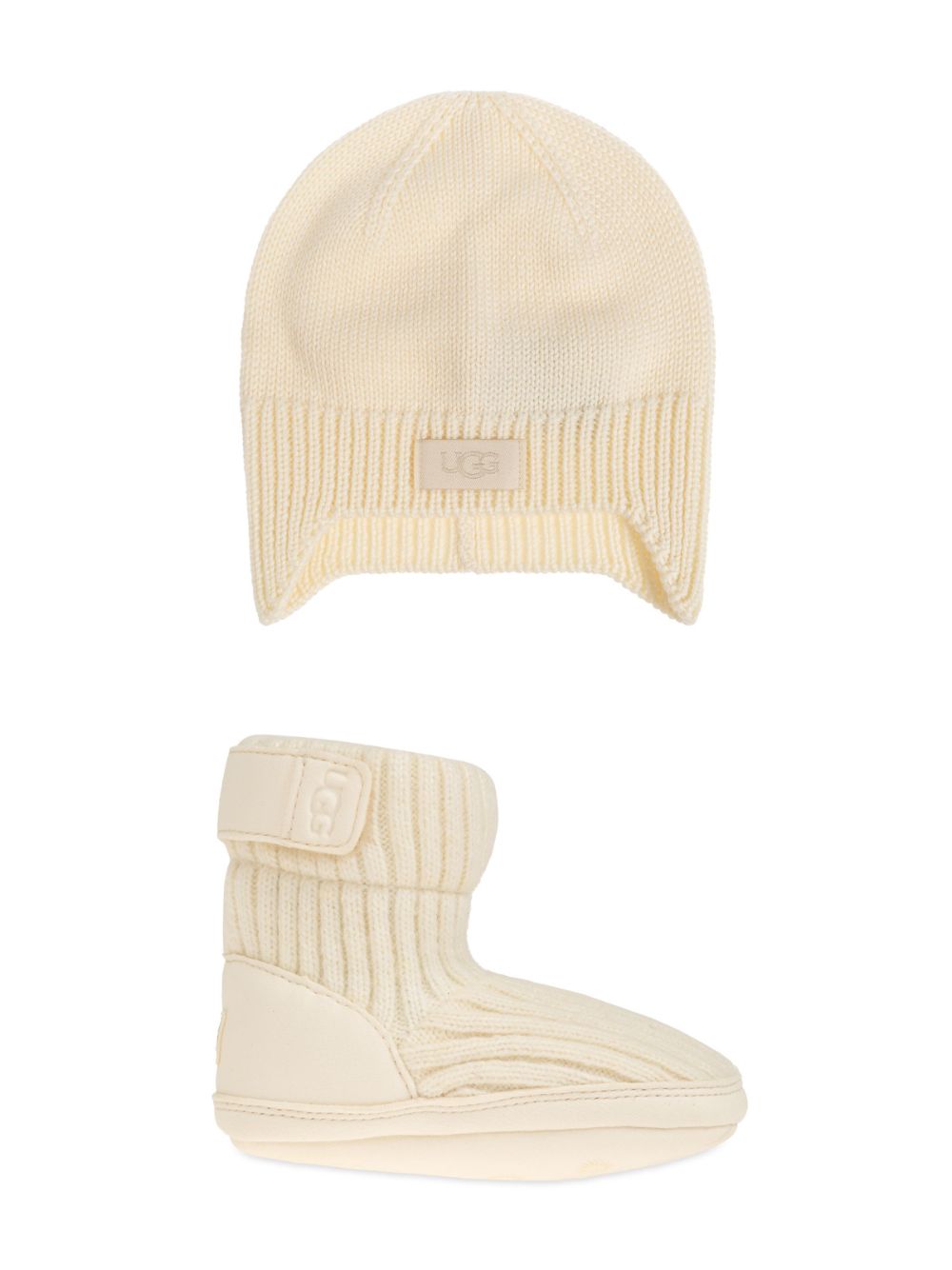 UGG Kids Skylar boots and beanie set - Neutrals von UGG Kids