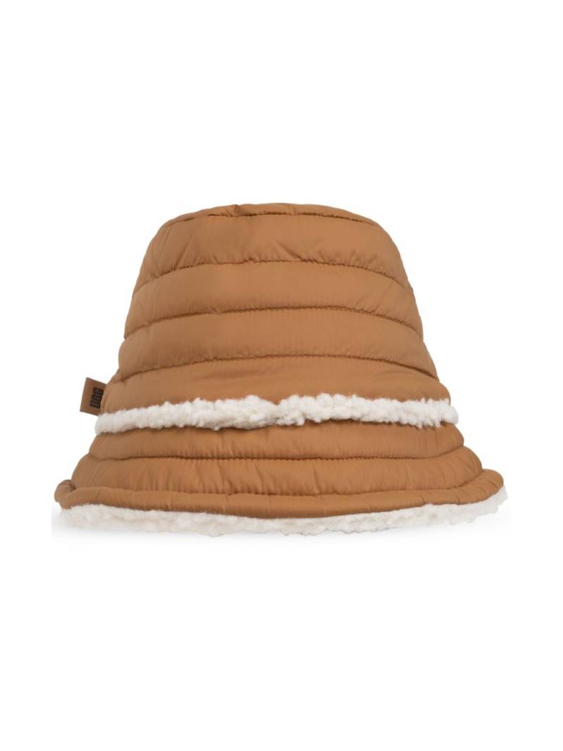 UGG Kids reversible bucket hat - Brown von UGG Kids