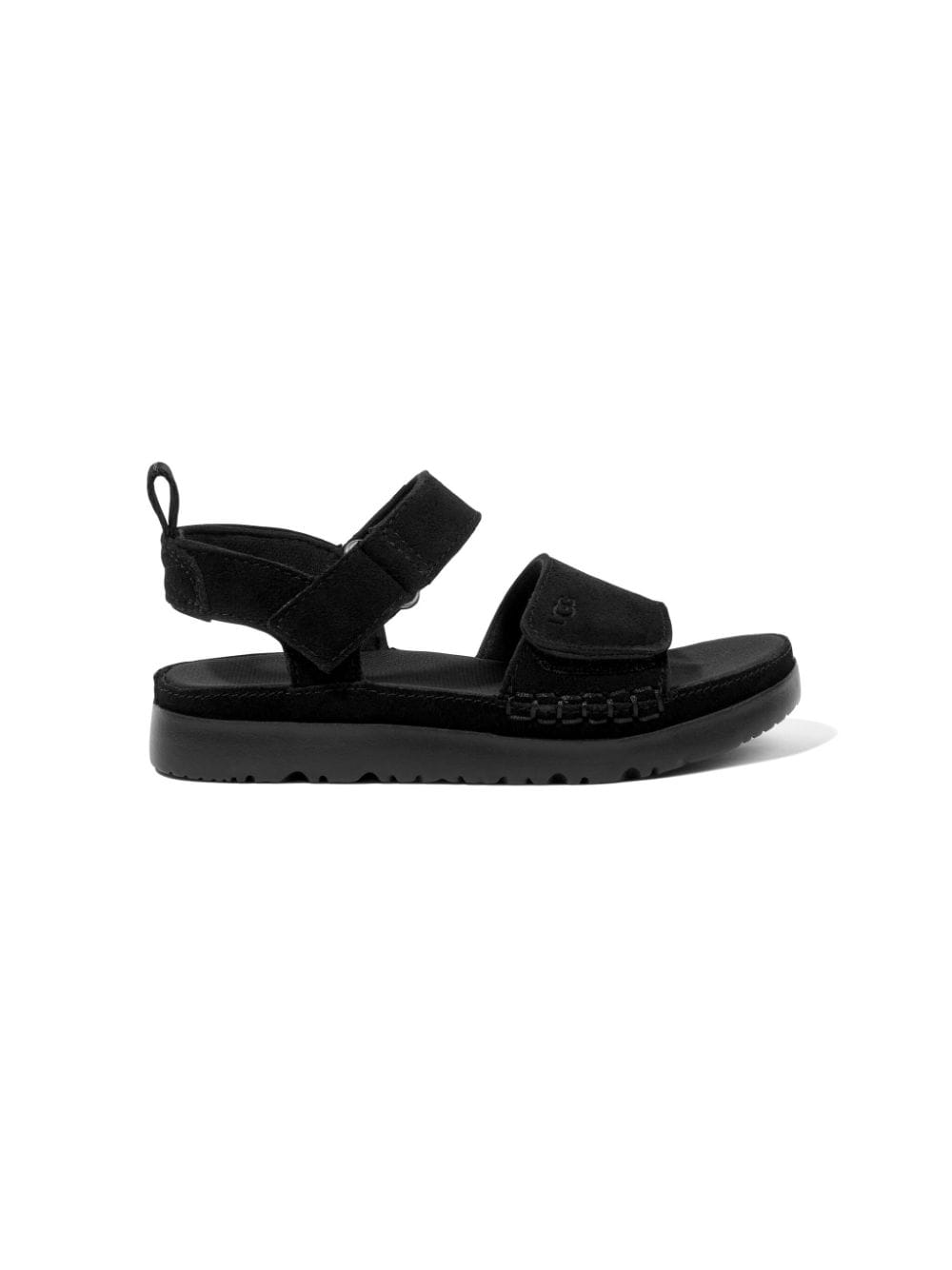 UGG Kids suede touch strap sandals - Black von UGG Kids