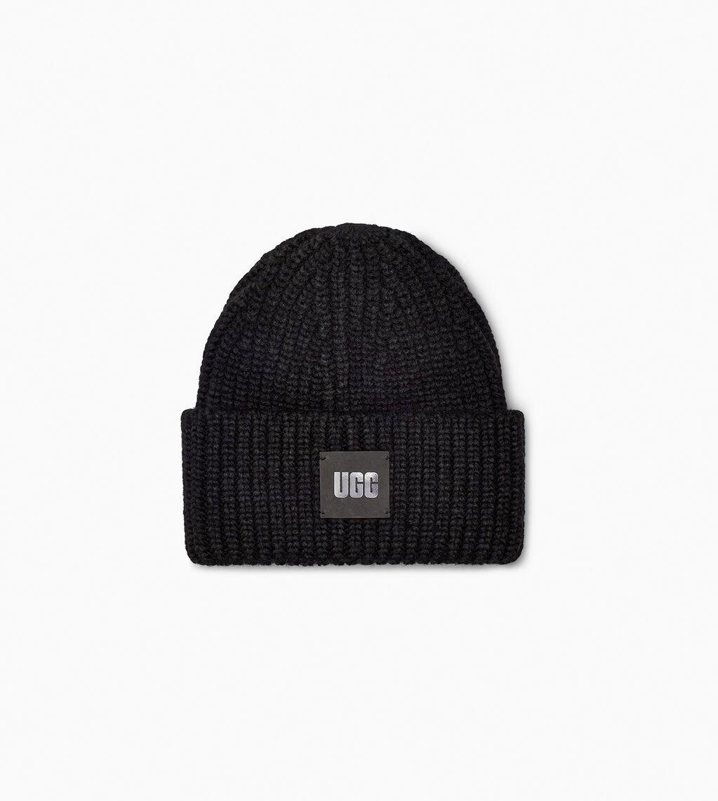 Chunky Rib Beanie-0 Damen Schwarz ONE SIZE von UGG