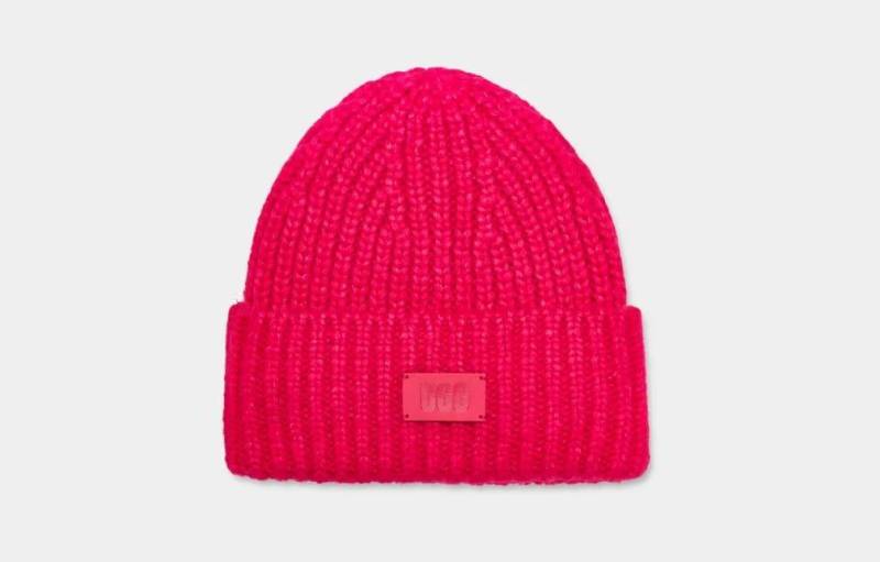 Chunky Rib Beanie-0 Jungen Fuchsia ONE SIZE von UGG