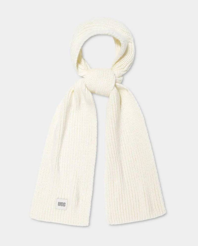 Chunky Rib Knit Scarf-0 Damen Offwhite ONE SIZE von UGG