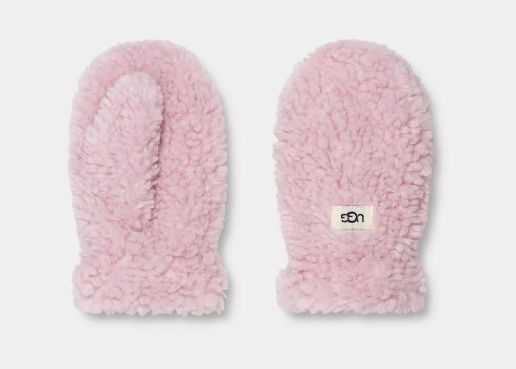 K Ugg Fluff Mitten-2-4a Damen Rosa 2-4A von UGG