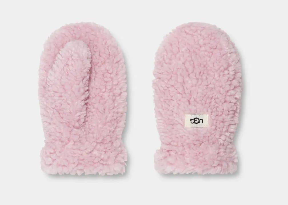 K Ugg Fluff Mitten-4-6a Damen Rosa 4-5A von UGG