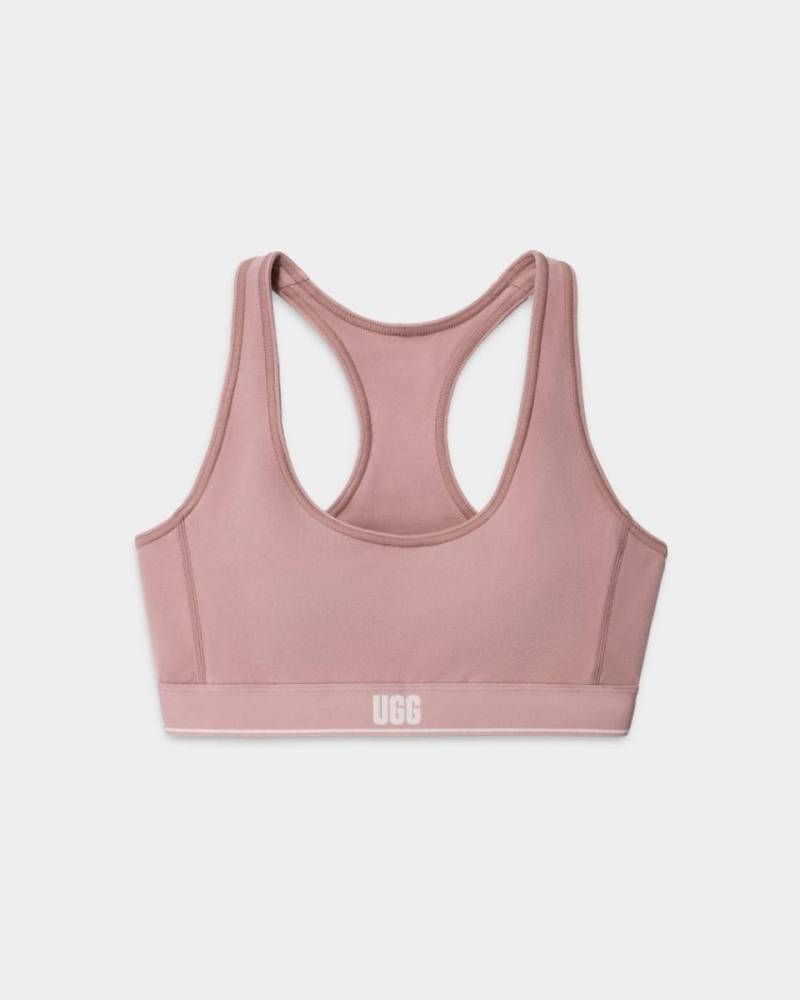 Missy Logo Bralette Damen Rosa L von UGG