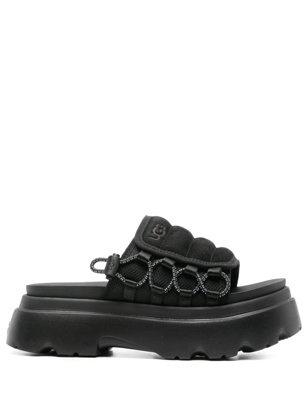 UGG Callie flatform slides - Black von UGG