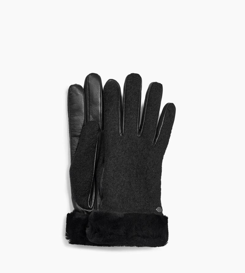 UGG Classic Leather Logo Glove-L L von UGG