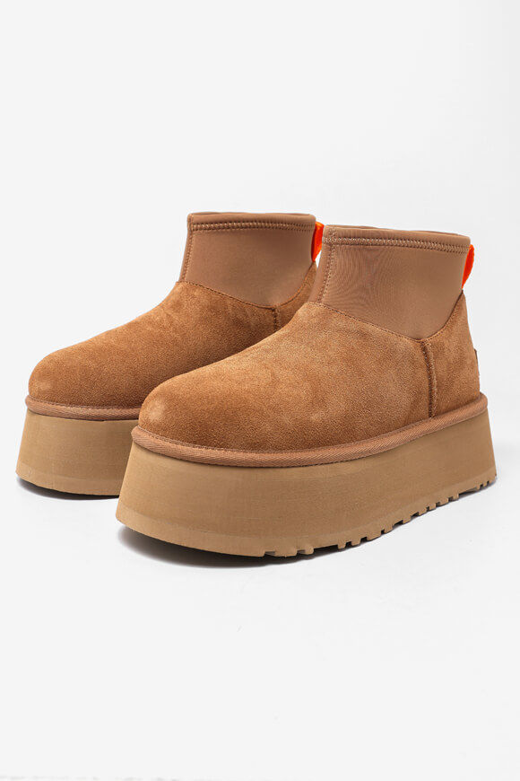 UGG Classic Mini Dipper gefütterte Plateau Stiefelette | Chestnut | Damen  | EU36 von UGG