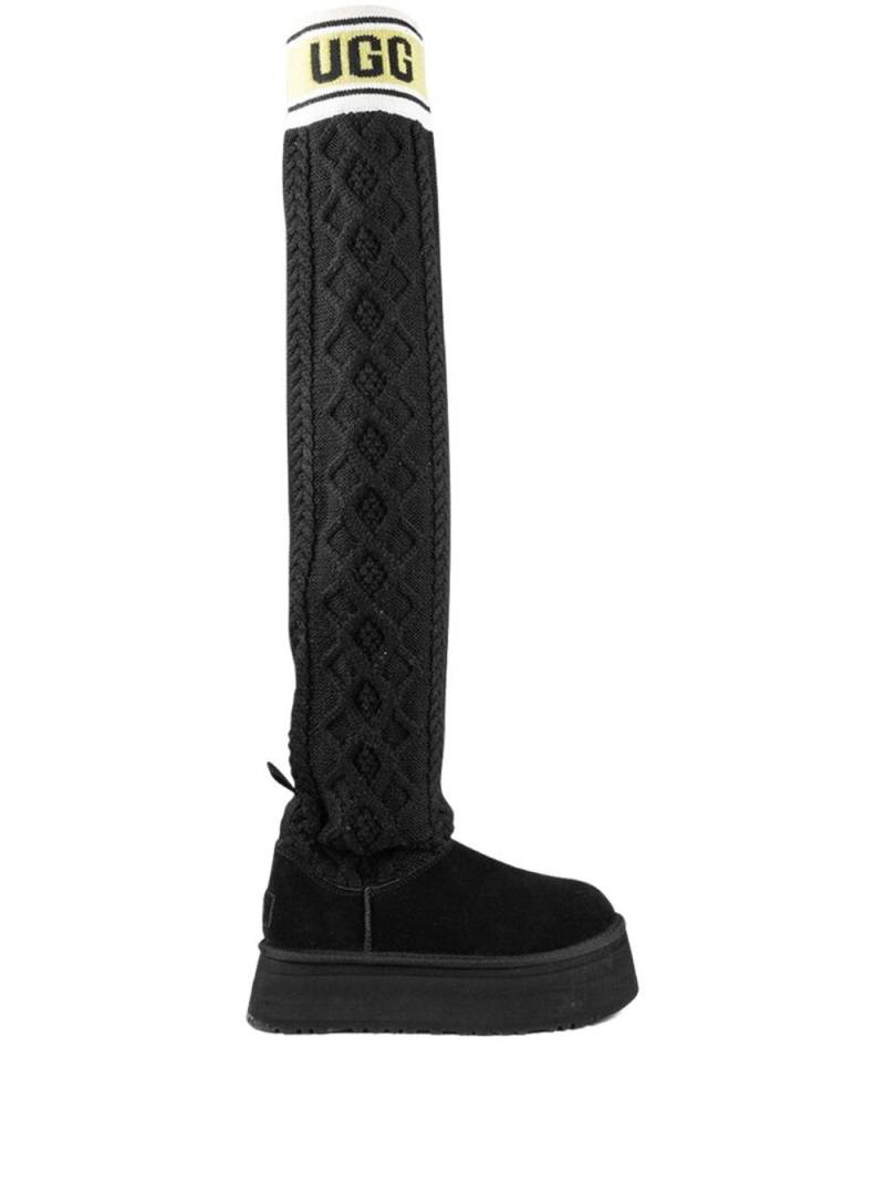 UGG Classic Sweater Letter Tall WMNS "Black" von UGG