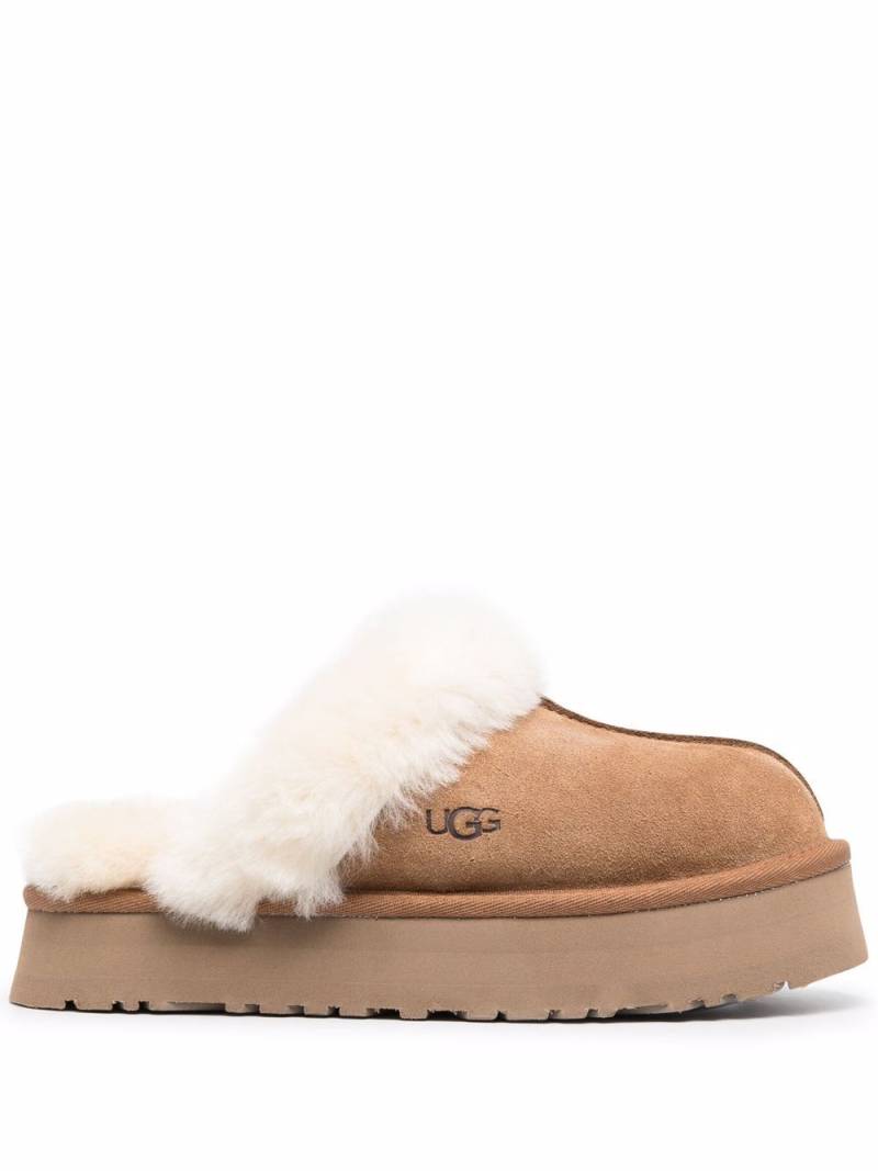 UGG Disquette suede slippers - Neutrals von UGG