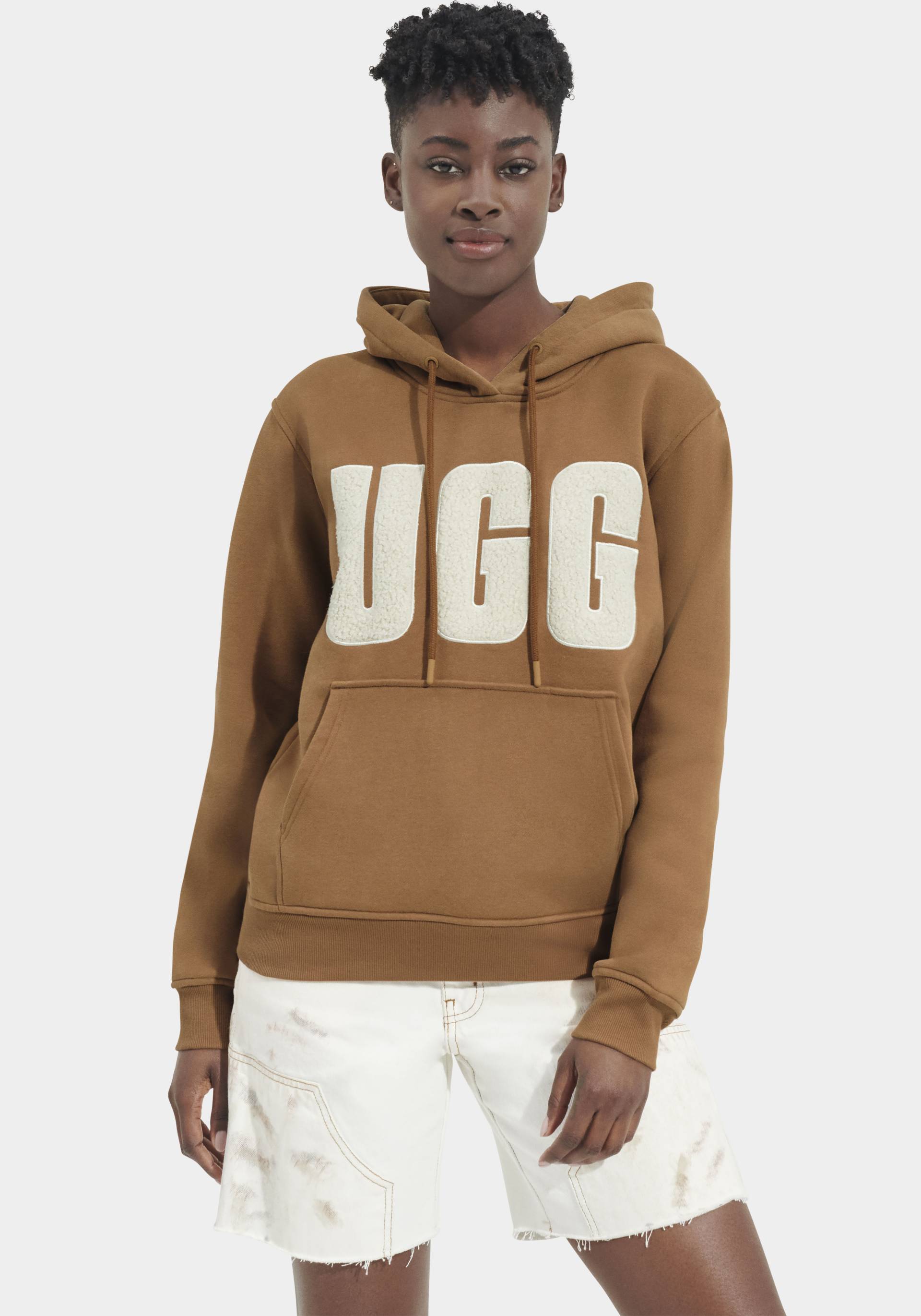 UGG Kapuzensweatshirt »Rey UGGfluff Logo Hoodie« von UGG