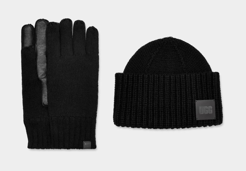 Ugg M KNIT BEANIE AND GLOVE SET-LXL LXL von Ugg