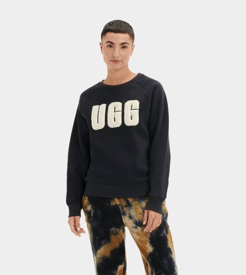 Ugg Madeline Fuzzy Logo Crewneck-XS XS von Ugg