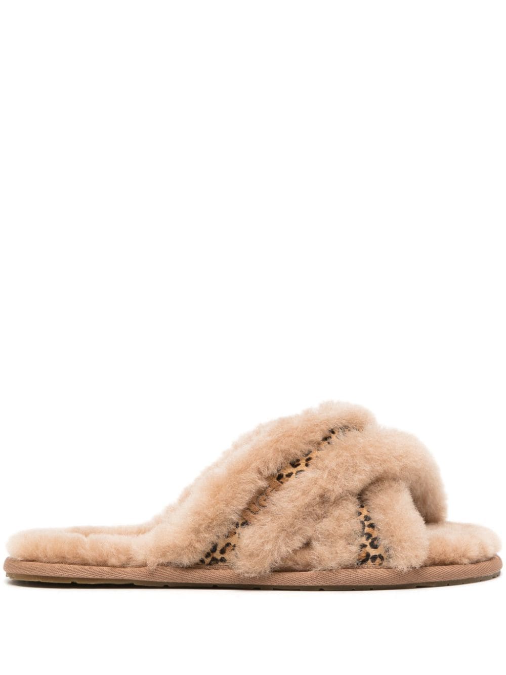 UGG Scuffita Speckles shearling-lined slippers - Brown von UGG