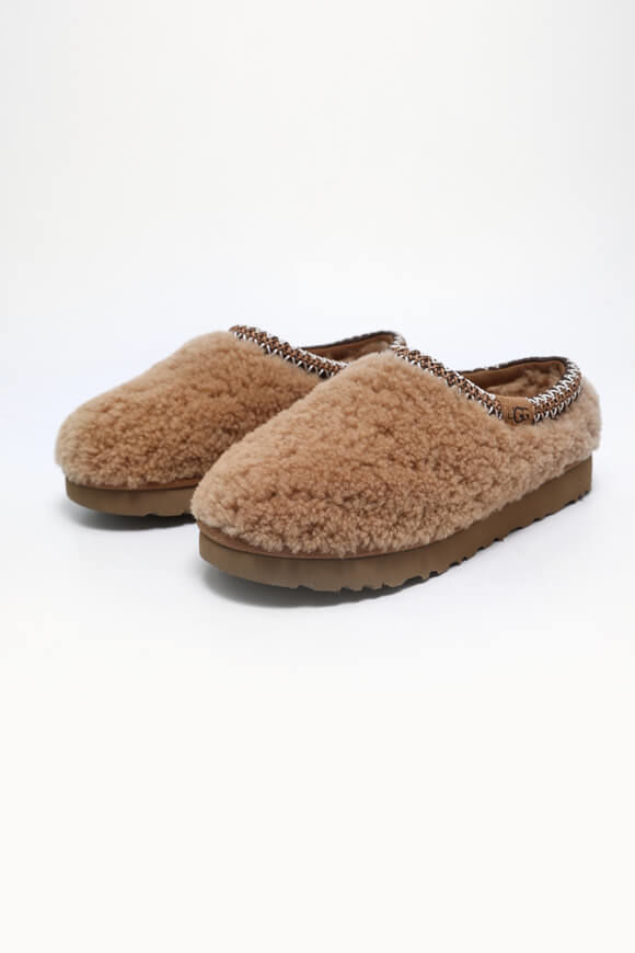 UGG Tasman Maxi Curly gefütterte Pantoffeln | Chestnut | Damen  | EU36 von UGG