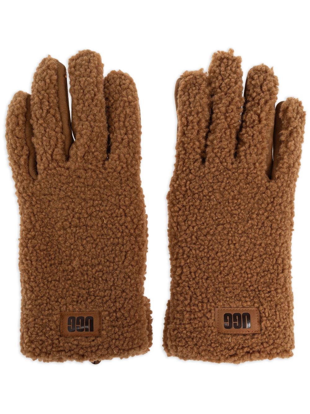 UGG UGGfluff gloves - Brown von UGG