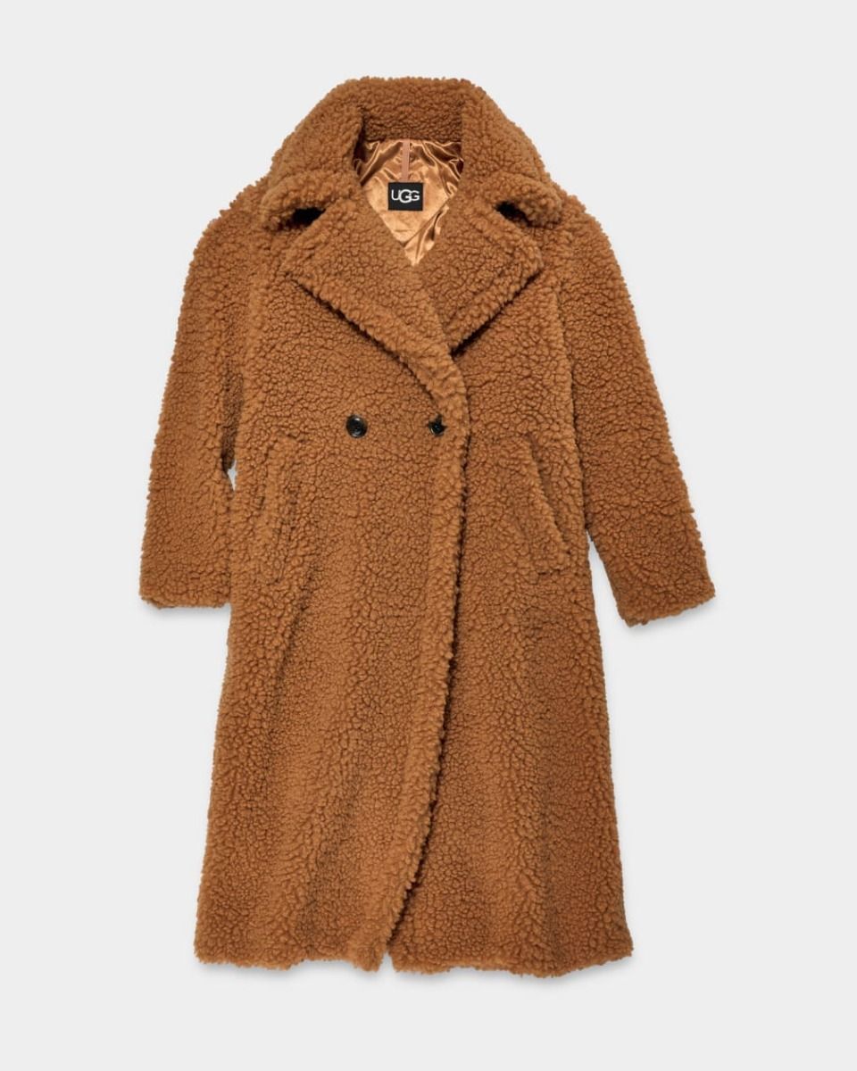 UGG W GERTRUDE LONG TEDDY COAT-L L von UGG