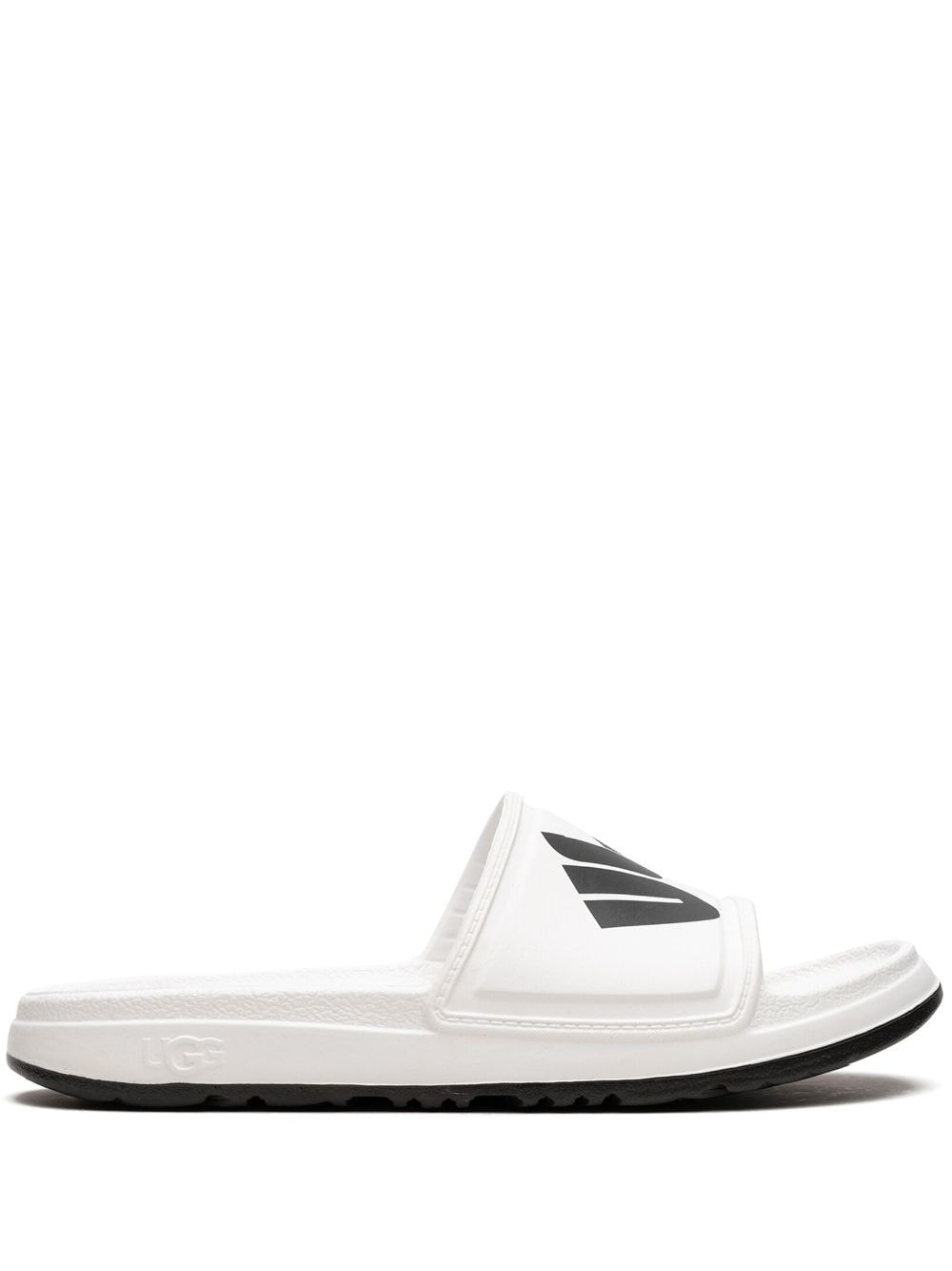 UGG Wilcox "Chopped" logo slides - White von UGG