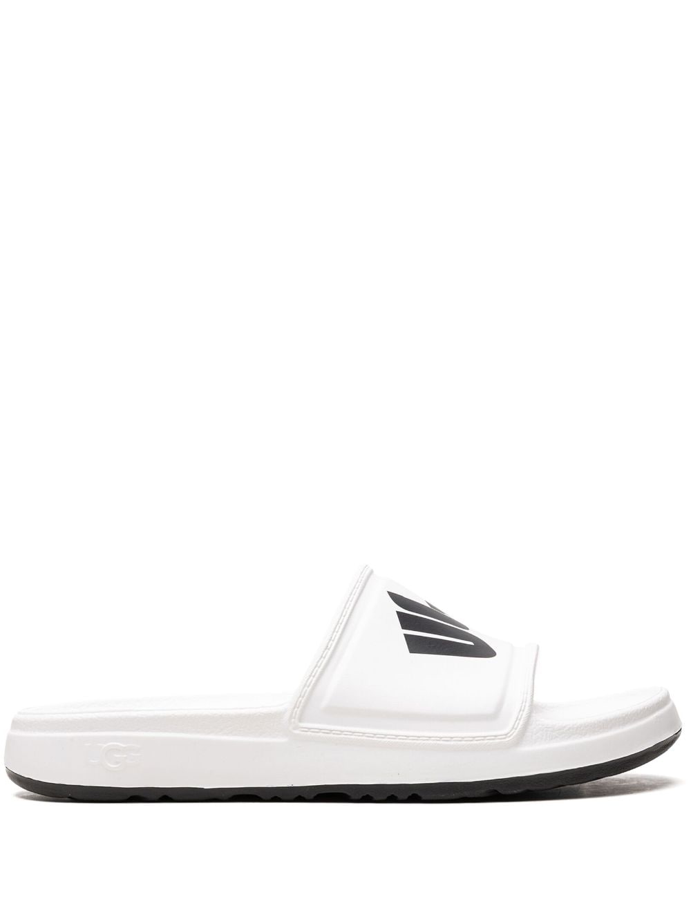 UGG Wilcox "Chopped" logo slides - White von UGG