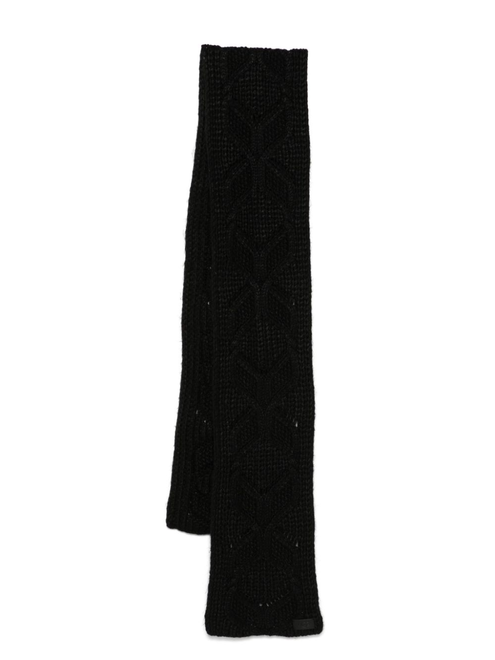 UGG cable scarf - Black von UGG