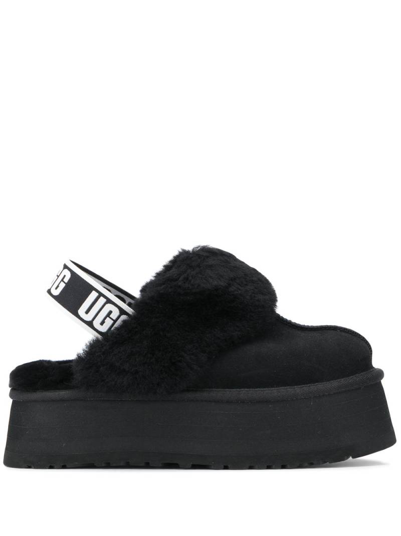 UGG faux fur slingback mules - Black von UGG