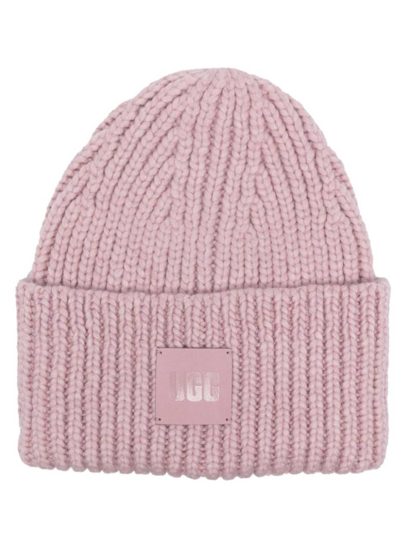 UGG ribbed-knit beanie - Pink von UGG