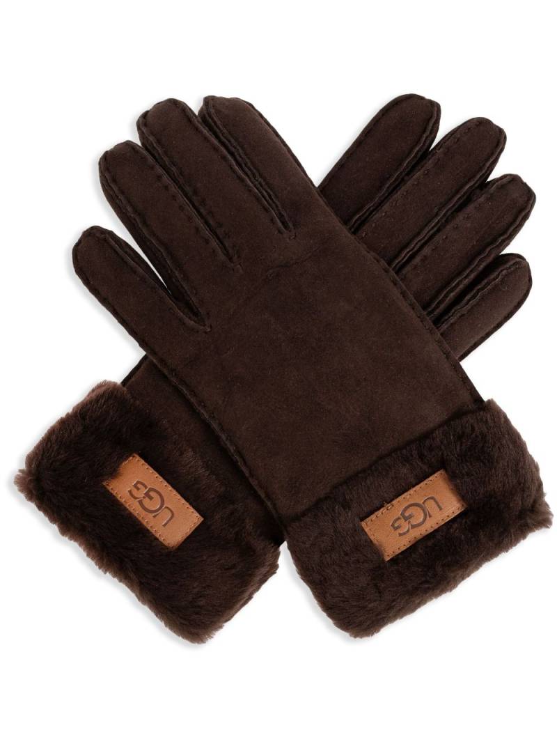 UGG suede gloves - Brown von UGG