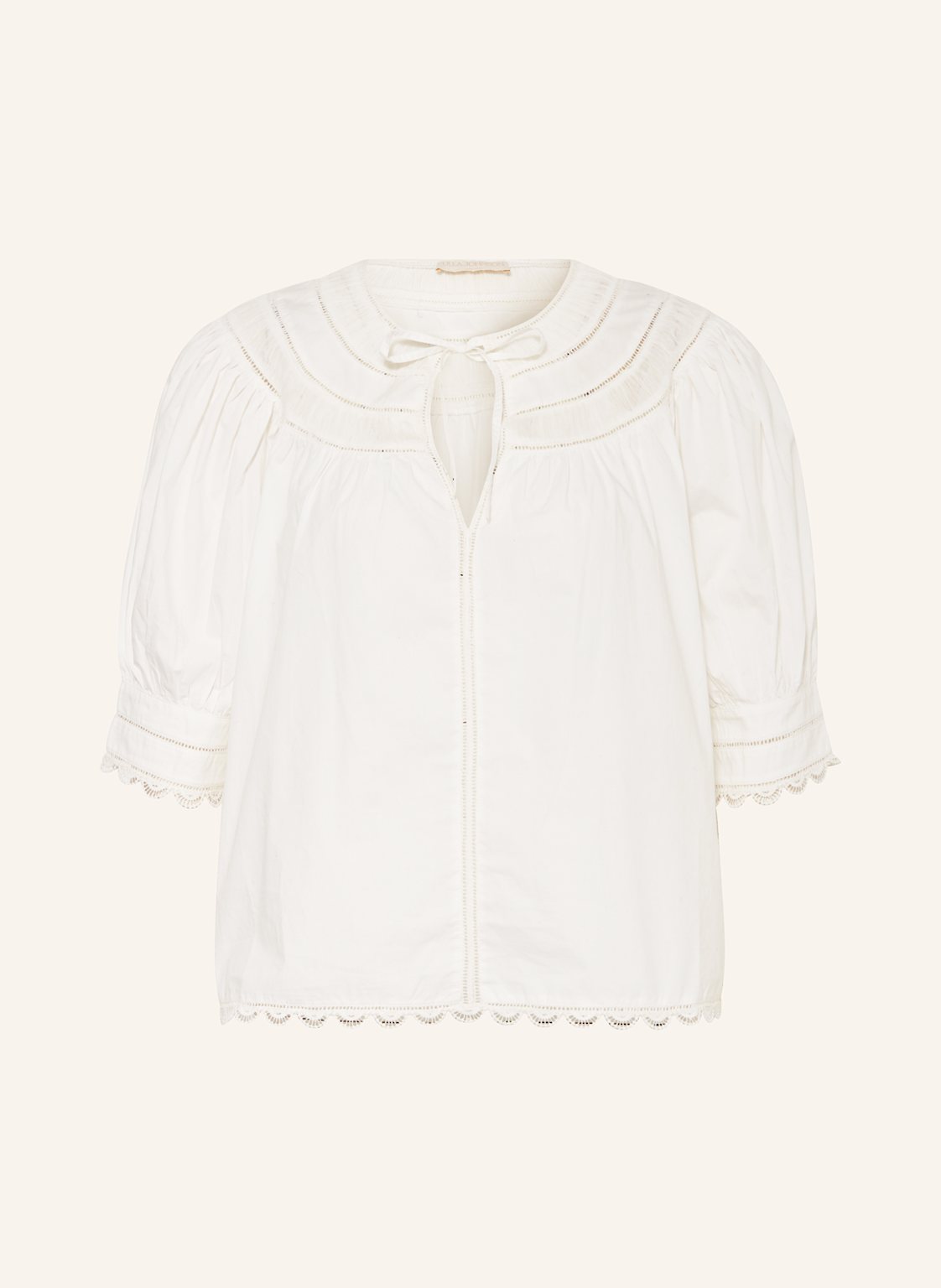 Ulla Johnson Blusenshirt Dylan weiss von ULLA JOHNSON